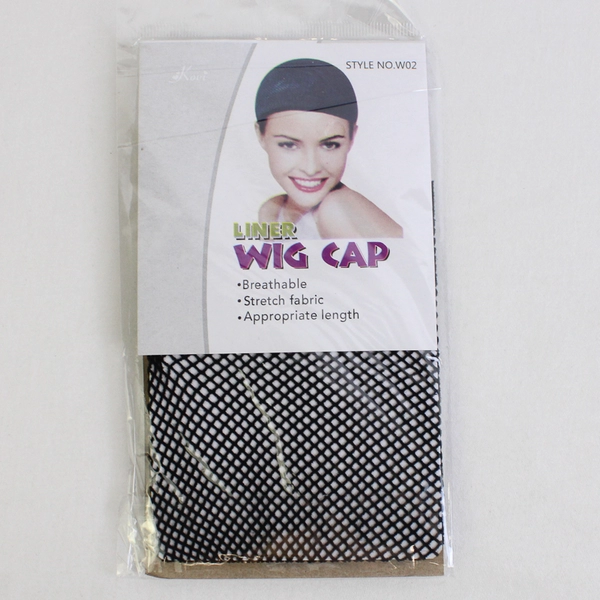 Lot of 4 New Sealed Women's Black Mesh Wig Caps