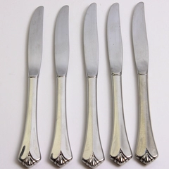 Lot of 5 Oneida Silver Westgate-Royal Crest (Stainless) Flatware Hollow Knife