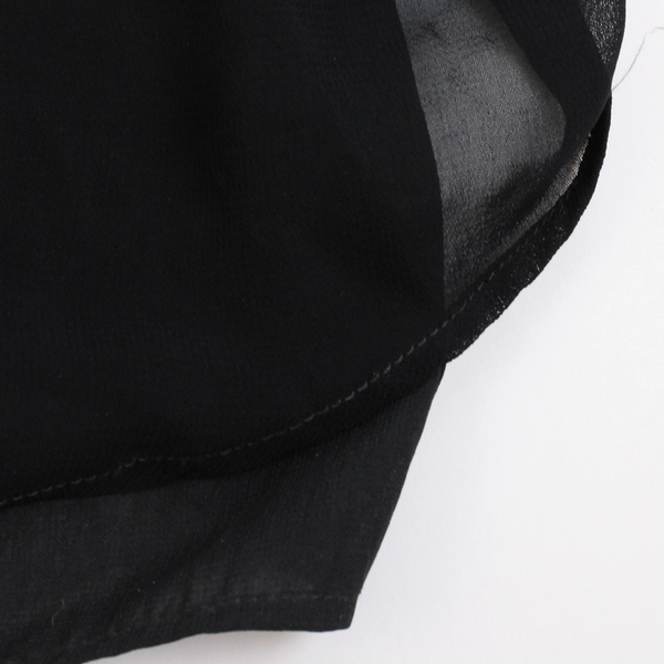 Paradise Plus Sheer Black Sleeveless Shift Dress Women's Size 1X