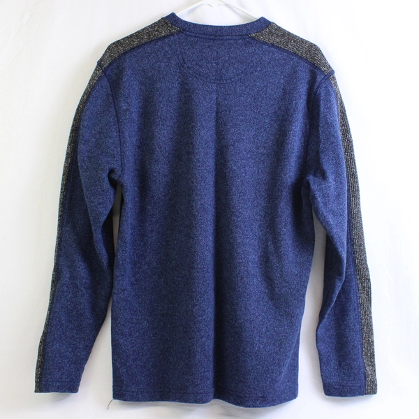 Van Heusen Blue and Gray Classic Fit Sweater Men's Size Medium