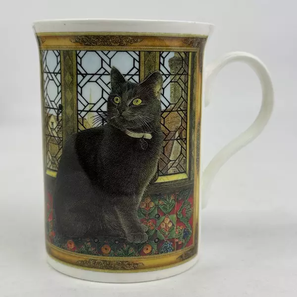 2008 Crown Trent Leslie Anne Cats Series Bone China Coffee Mug