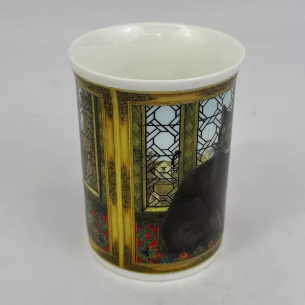 2008 Crown Trent Leslie Anne Cats Series Bone China Coffee Mug