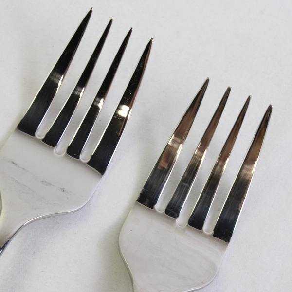 Lot Of 2 Mikasa Satin Loft Serving Forks
