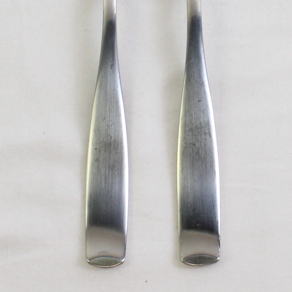 Lot Of 2 Mikasa Satin Loft Serving Forks