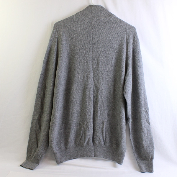 Van Heusen Gray 1/4-Zip Knit Sweater Men's Size Large