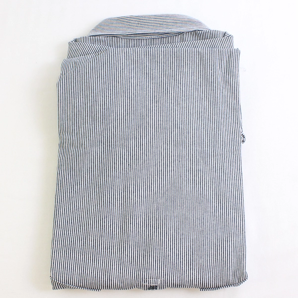 NWT Big Bill White and Navy 1/2-Zip Cotton Pullover Shirt Men's Size 3XL Tall