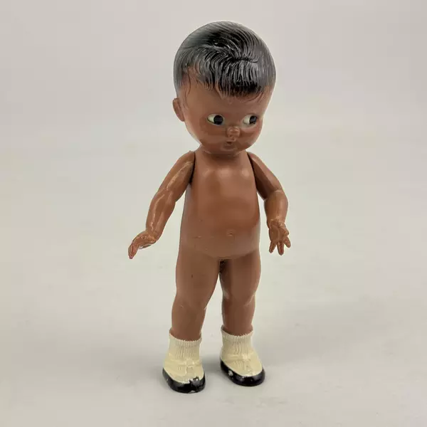 Vintage Knickerbocker Black Americana Hard Plastic Doll Rattle