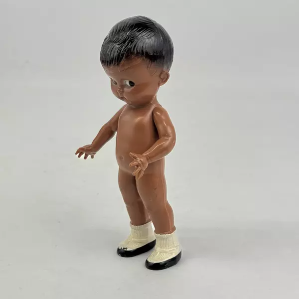 Vintage Knickerbocker Black Americana Hard Plastic Doll Rattle