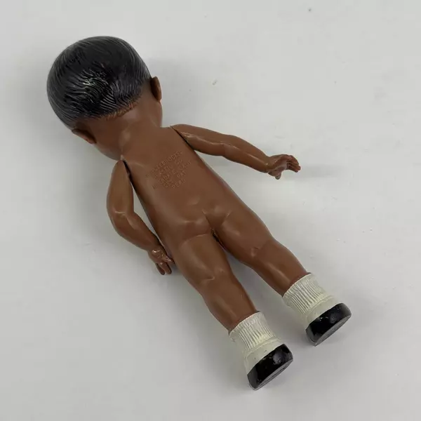 Vintage Knickerbocker Black Americana Hard Plastic Doll Rattle