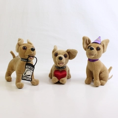 Lot Of 3 "Yo Quiero Taco Bell" Official Merchandise Chihuahua Dog Plushy Toys