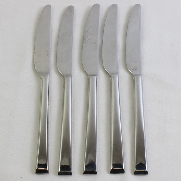 Lot of 5 Mikasa Rockford (Stainless) Flatware New French Solid Knife
