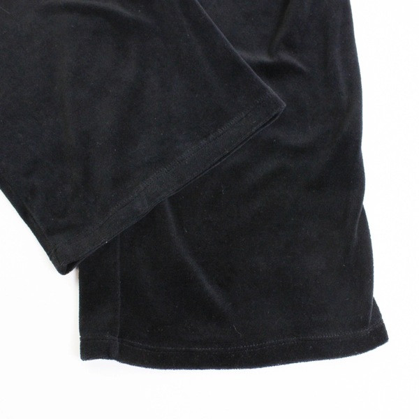 Catherines Black Velvet Track Pants Women's Size 14/16 WP