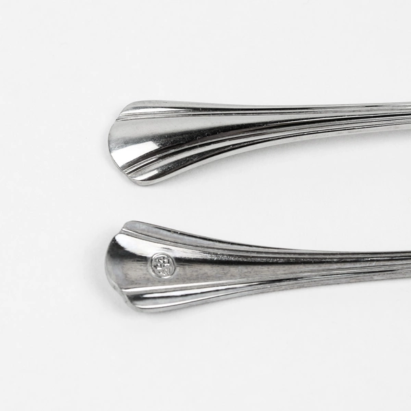 Lot of 3 Pfaltzgraff Margate (Stainless) Flatware Sugar Shell Spoons 6" Long