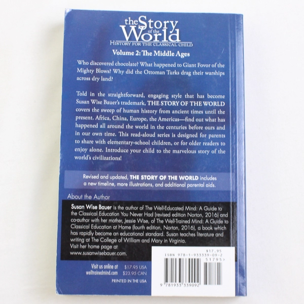 Story of the World by Susan Wise Bauer Vol. 2 The Middle Ages 2007 PB Revised Ed