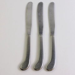 Lot of 3 Oneida Silver Independence (Stainless) Flatware Hollow Pistol Knife