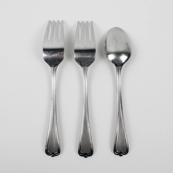 Lot Of 3 Cambridge Silver Chatham (Stainless) Flatware 2 Salad Forks 1 Teaspoon