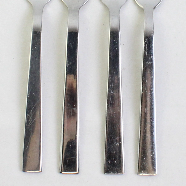 Lot Of 4 Sant Andrea Elevation Stainless Flatware 4 Salad Forks 7.75" Long