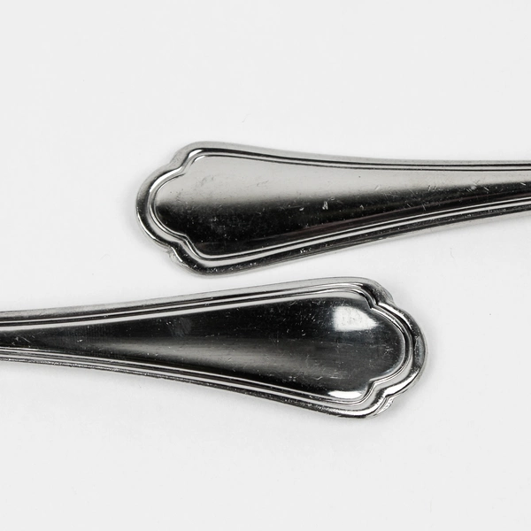 Lot Of 5 Sant Andrea Rossini (Stainless) Flatware Round Soup Spoons 6.75" Long