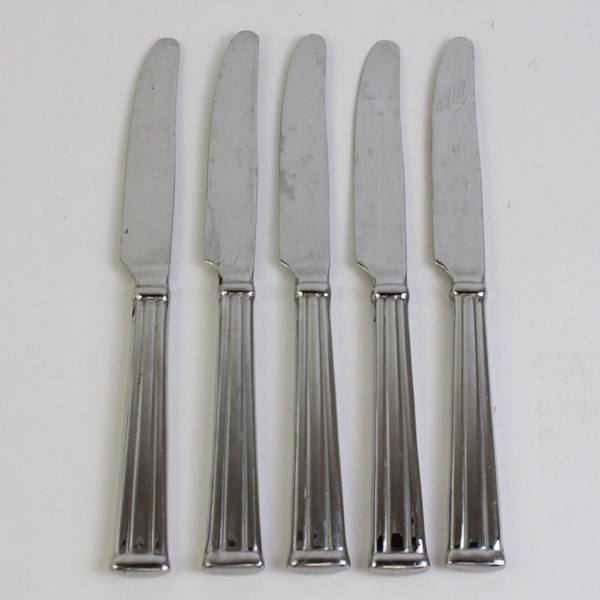 Lot of 5 Lenox Lanford (Stainless) Flatware New French Solid Knives