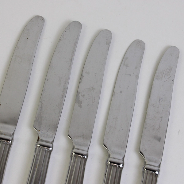 Lot of 5 Lenox Lanford (Stainless) Flatware New French Solid Knives