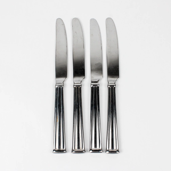 Lot of 4 Lenox Lanford (Stainless) Flatware New French Solid Knives