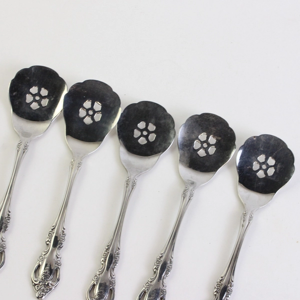 Lot of 5 Oneida Community Brahms (Stainless) Flatware Large Solid Jelly Server