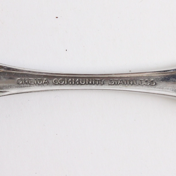 Lot of 5 Oneida Community Brahms (Stainless) Flatware Large Solid Jelly Server