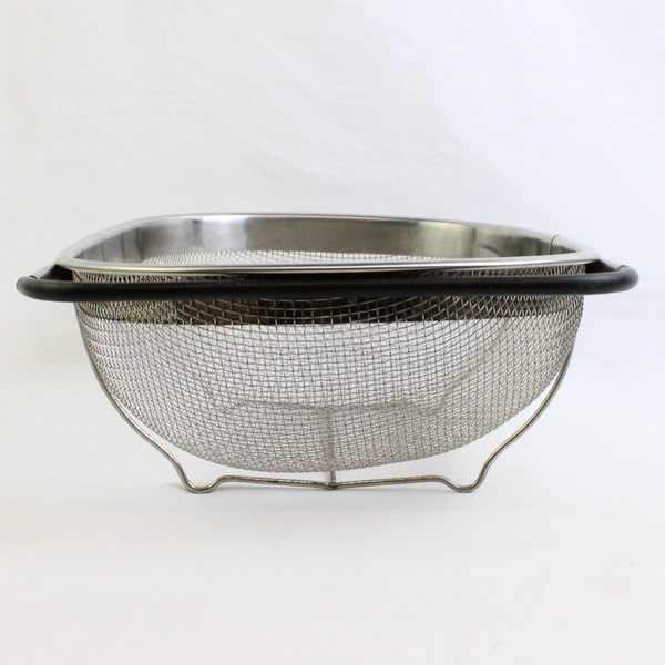 Over The Sink Oval Colander Kitchen Strainer Retractable Handle