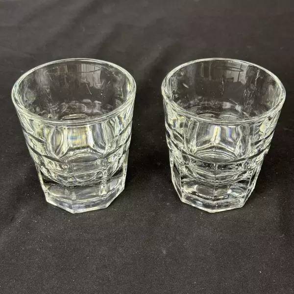 2 Anchor Hocking New Orleans On The Rocks Glasses
