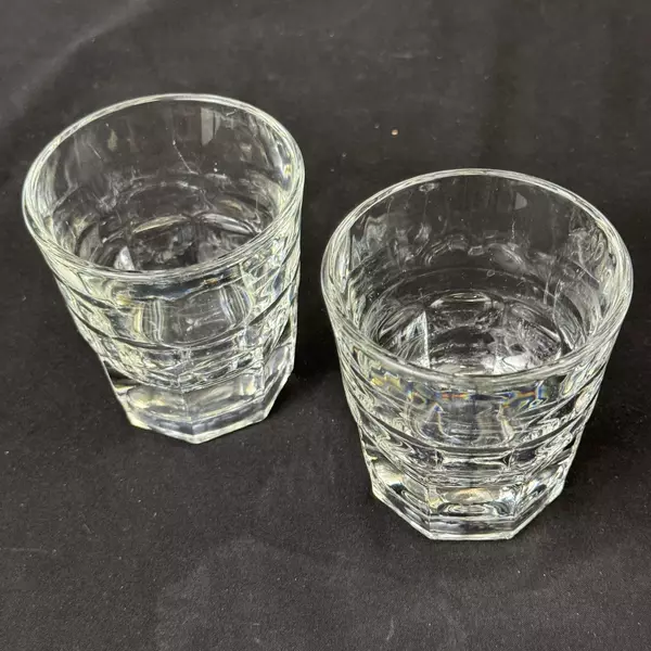 2 Anchor Hocking New Orleans On The Rocks Glasses