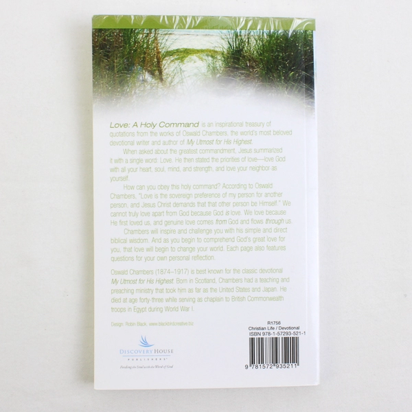 Love A Holy Command Paperback Oswald Chambers