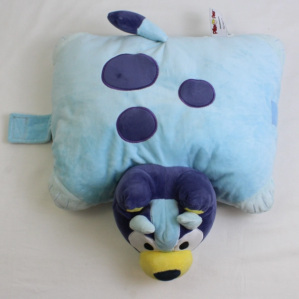 BBC Studios Bluey Plush Pillow Pet Stuffed Animal Blue Dog