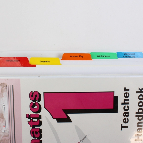 Horizons Mathematics 1 Teacher Handbook Sareta A Cummins 3-Ring Complete 1991