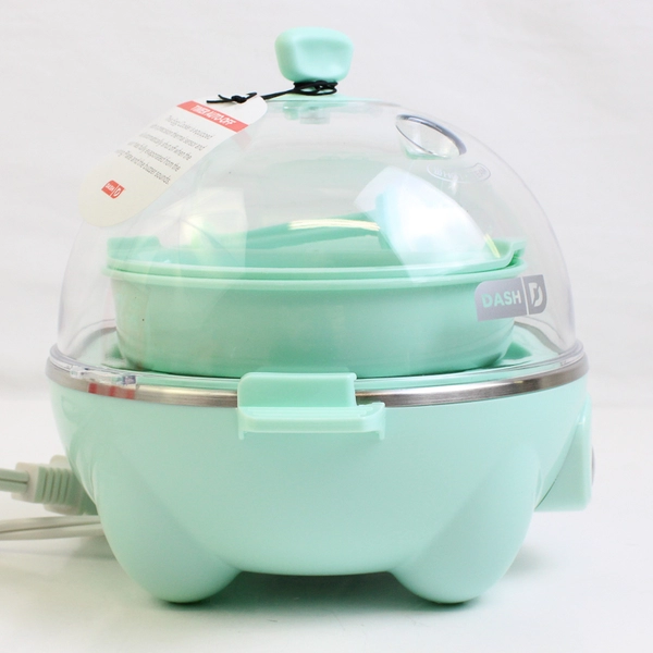 Dash Turquoise Rapid Egg Cooker 6 Egg Capacity Auto Shut Off Model DE005AQ
