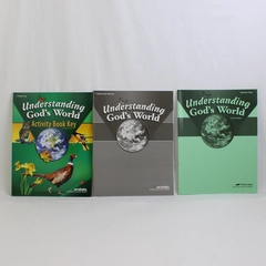 Understanding God's World 4 Lot of 3 Teacher Answer Books Grade 4 PB 2016-2018