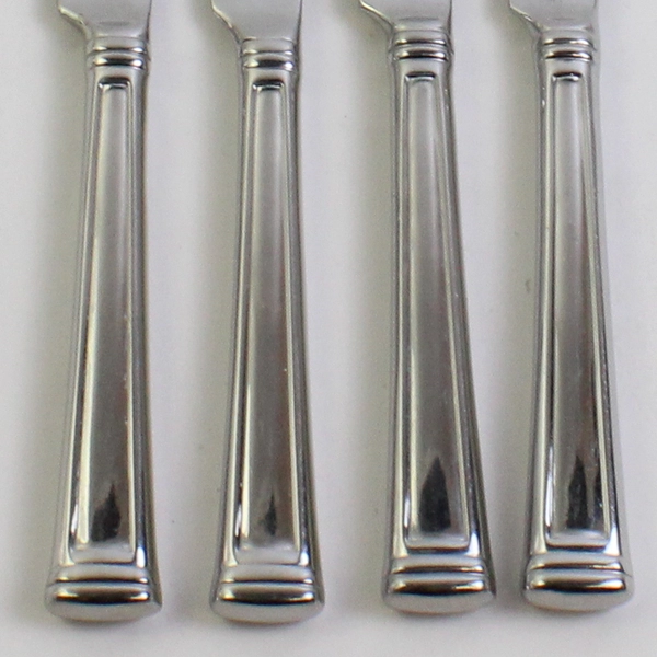 Lot Of 4 Lenox Esquire (Stainless) Flatware Dinner Knives 9.5" Long