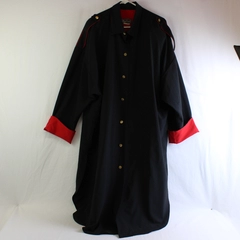 Thomas O. Sport Black and Red Trench Coat Women's Size 18W