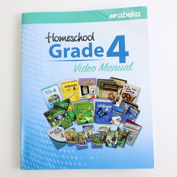 Abeka Homeschool Grade 4 Video Manual Catalog of Homeschool Materials 2018 PB 