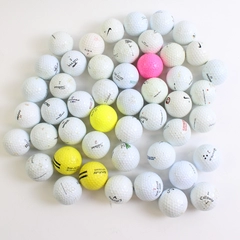 Mixed Lot of 48 Golf Balls Various Brands Flawed