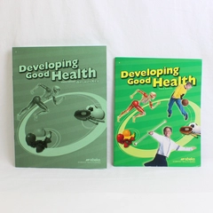 Set of 2 Developing Good Health Textbook & Answer Key 3rd Ed 4th Grade 2008 PB