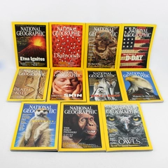 Lot of 11 2002 National Geographic Magazines Missing April Issue