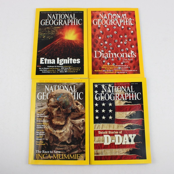 Lot of 11 2002 National Geographic Magazines Missing April Issue