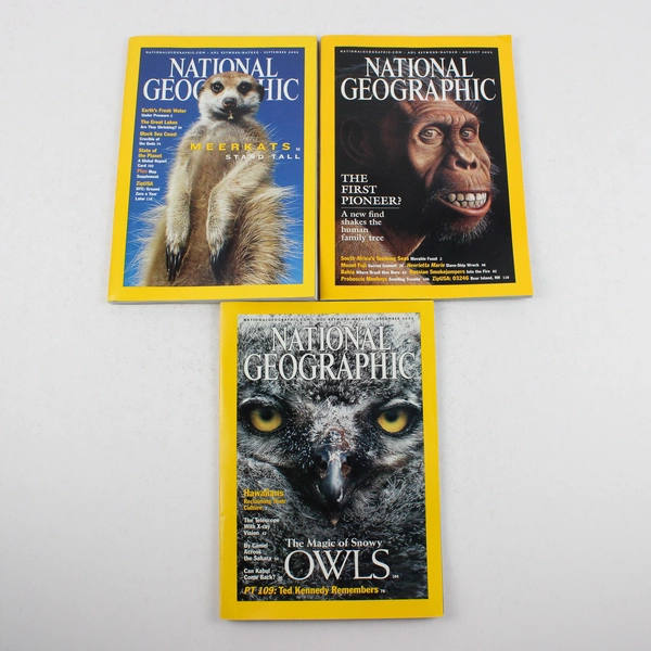 Lot of 11 2002 National Geographic Magazines Missing April Issue