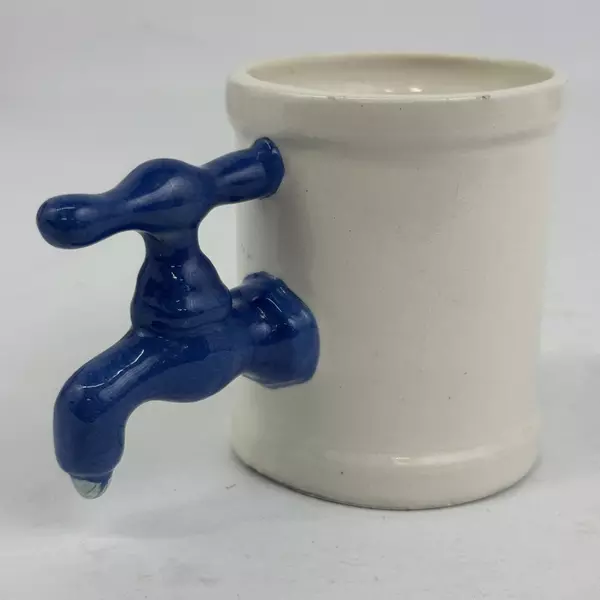 Domiguez Water Corporation Advertising Cup With Faucet Handle Don't Be a Drip