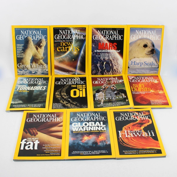 Lot of 11 2004 National Geographic Magazines Missing November Issue