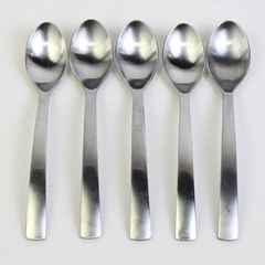 Lot Of 5 Gourmet Settings Park-Carry On-Runway (Satin) Flatware Teaspoons