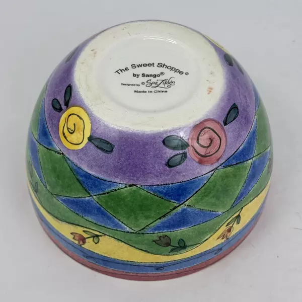 Sango Sweet Shoppe 8 Inch Mixing Bowl By Sue Zipkin