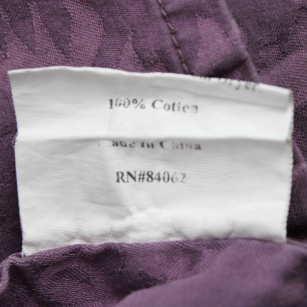 Lot Of 3 Purple Himatsingka America Flat Sheet 82"x95" & 2 Pillowcases 19"x28.5"