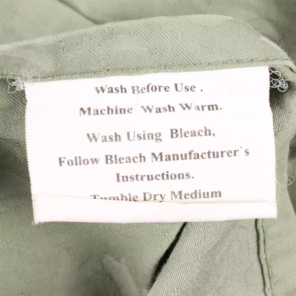 Lot Of 3 Green Himatsingka America Flat Sheet 82"x95" & 2 Pillowcases 19"x28.5"