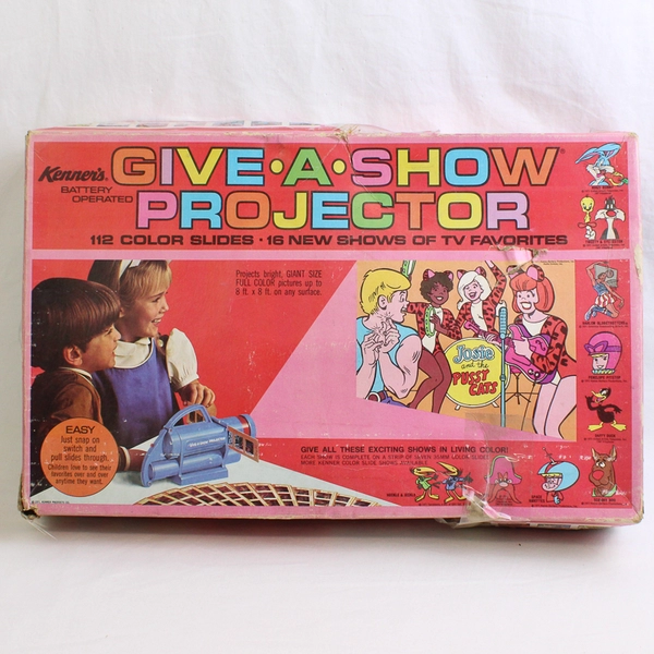 1970 Kenner's Give-A-Show Battery Operated Projector For Repair Parts FLAWED